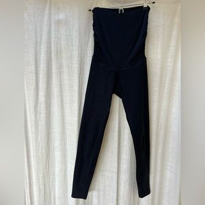 Beyond Yoga Maternity Spacedye Midi Leggings in Darkest Night (XS)